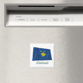 Aimant Drapeau du Kosovo avec nom en russe (In Situ (Lave-vaisselle))