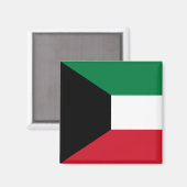 Aimant Drapeau du Koweït (Recto/Verso)