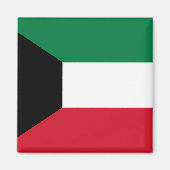 Aimant Drapeau du Koweït (Devant)