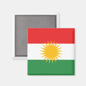Aimant Drapeau du Kurdistan (Recto/Verso)