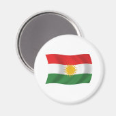Aimant Drapeau du Kurdistan (Recto/Verso)