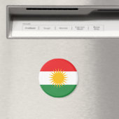 Aimant Drapeau du Kurdistan (In Situ (Lave-vaisselle))