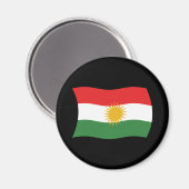 Aimant Drapeau du Kurdistan (Recto/Verso)
