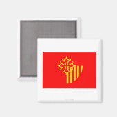 Aimant Drapeau du Languedoc-Roussillon (Recto/Verso)