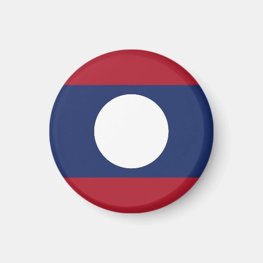 Aimant Drapeau du Laos (Devant)