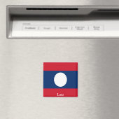 Aimant Drapeau du Laos (In Situ (Lave-vaisselle))