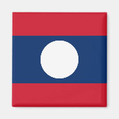 Aimant Drapeau du Laos (Devant)
