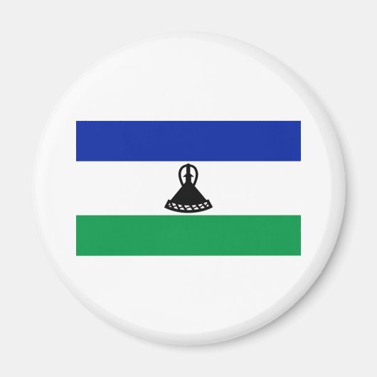 Aimant Drapeau du Lesotho (Devant)
