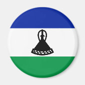 Aimant Drapeau du Lesotho (Devant)