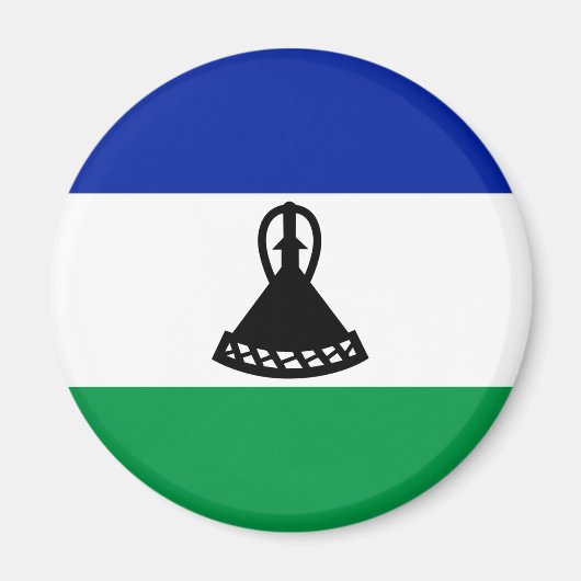 Aimant Drapeau du Lesotho (Devant)