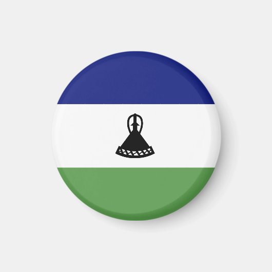 Aimant drapeau du Lesotho (Devant)