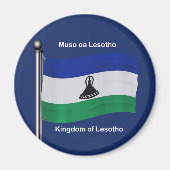 Aimant Drapeau du Lesotho (Devant)