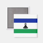 Aimant Drapeau du Lesotho (Recto/Verso)