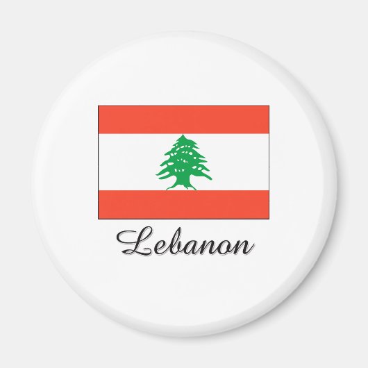 Aimant Drapeau du Liban (Devant)