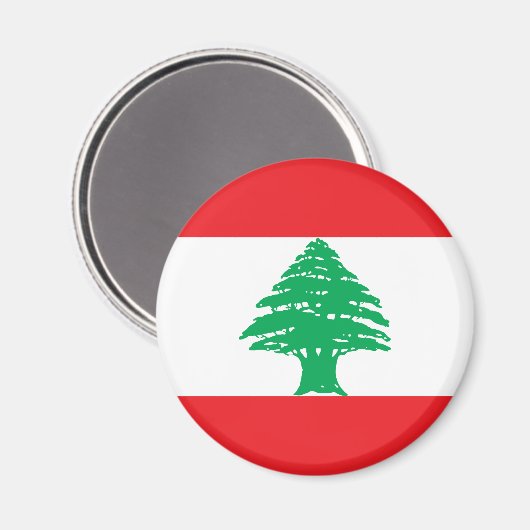 Aimant Drapeau du Liban (Recto/Verso)