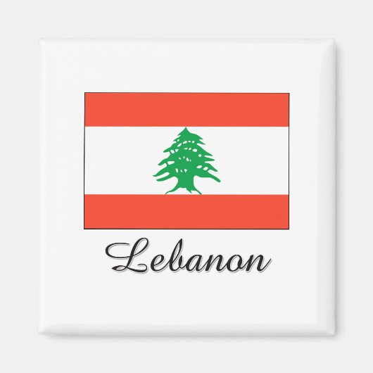 Aimant Drapeau du Liban (Devant)