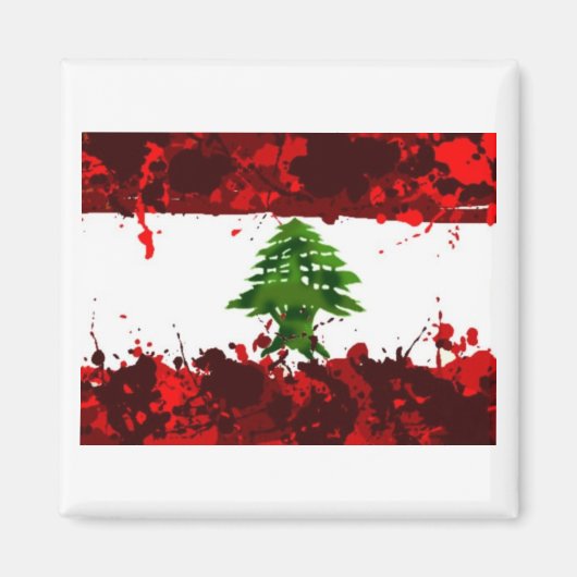 Aimant Drapeau du Liban (Devant)