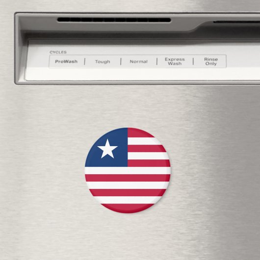 Aimant Drapeau du Libéria (In Situ (Lave-vaisselle))