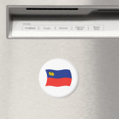 Aimant Drapeau du Liechtenstein (In Situ (Lave-vaisselle))