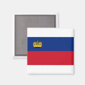 Aimant Drapeau du Liechtenstein (Recto/Verso)