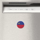 Aimant Drapeau du Liechtenstein (In Situ (Lave-vaisselle))