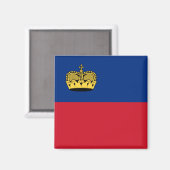 Aimant Drapeau du Liechtenstein, Libye (Recto/Verso)