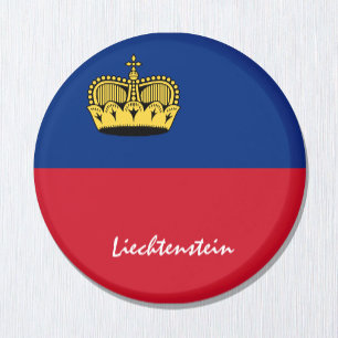 Aimant Drapeau du Liechtenstein & Voyage du Liechtenstein