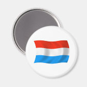 Aimant Drapeau du Luxembourg (Recto/Verso)
