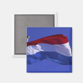 Aimant drapeau du Luxembourg RF) (Recto/Verso)