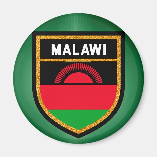 Aimant Drapeau du Malawi (Devant)