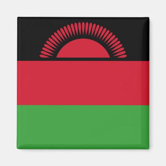 Aimant Drapeau du Malawi (Devant)