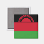Aimant Drapeau du Malawi (Recto/Verso)