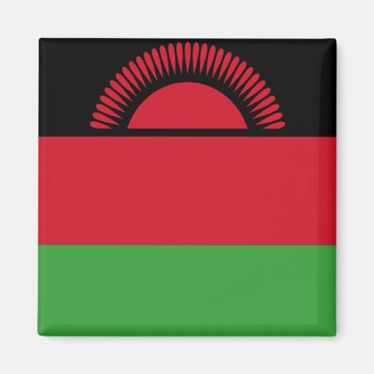 Aimant Drapeau du Malawi (Devant)