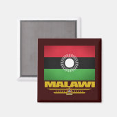 Aimant Drapeau du Malawi (Recto/Verso)