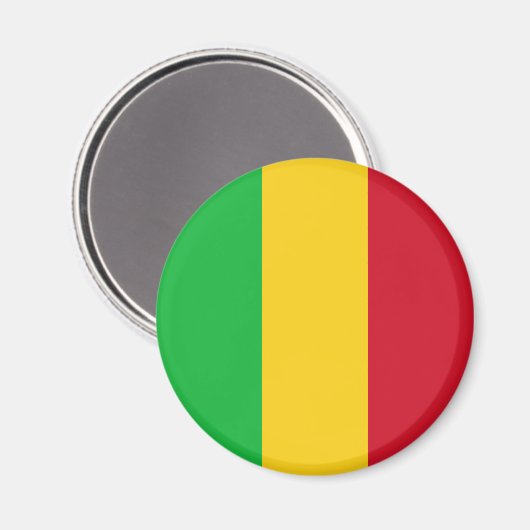 Aimant Drapeau du Mali (Recto/Verso)