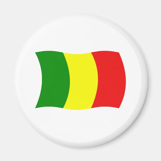 Aimant Drapeau du Mali (Devant)