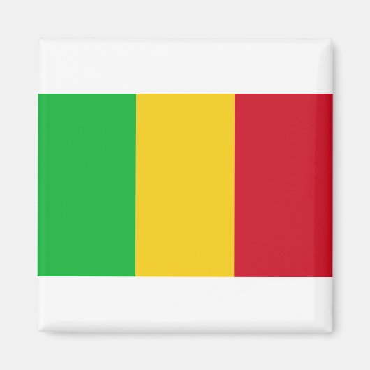 Aimant Drapeau du Mali (Devant)