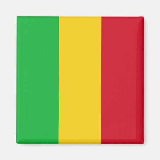 Aimant Drapeau du Mali (Devant)
