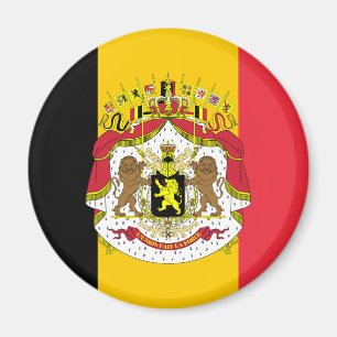 Aimant Drapeau du manteau de la Belgique de l'aimant de