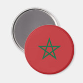 Aimant Drapeau du Maroc (Recto/Verso)