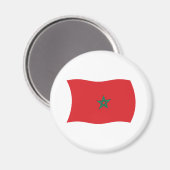 Aimant Drapeau du Maroc (Recto/Verso)