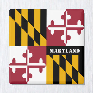 Aimant Drapeau du Maryland Magnet, Maryland /vacances USA