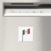 Aimant Drapeau du Mexique (In Situ (Lave-vaisselle))