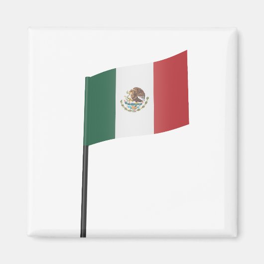 Aimant Drapeau du Mexique (Devant)