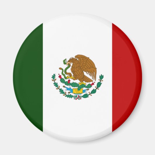 Aimant Drapeau du Mexique (Devant)