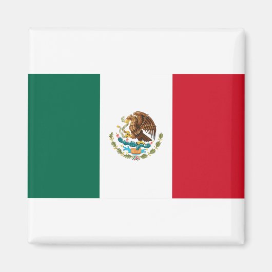 Aimant Drapeau du Mexique (Devant)