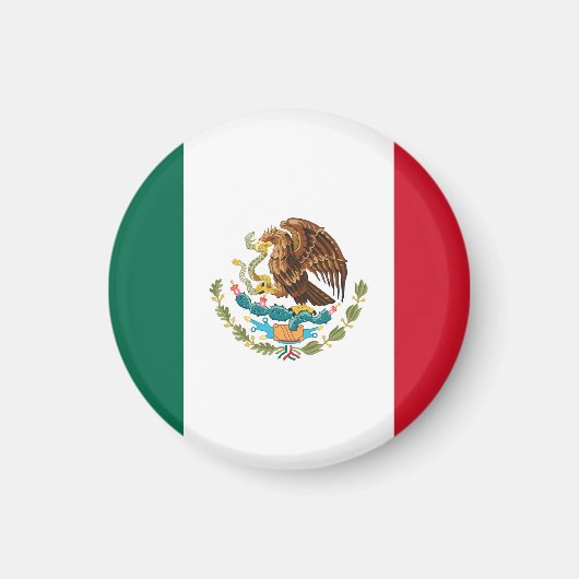 Aimant Drapeau du Mexique (Devant)