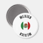 Aimant Drapeau du Mexique (Recto/Verso)