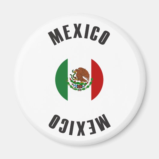 Aimant Drapeau du Mexique (Devant)