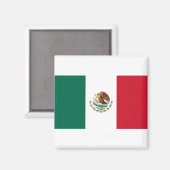 Aimant Drapeau du Mexique (Recto/Verso)